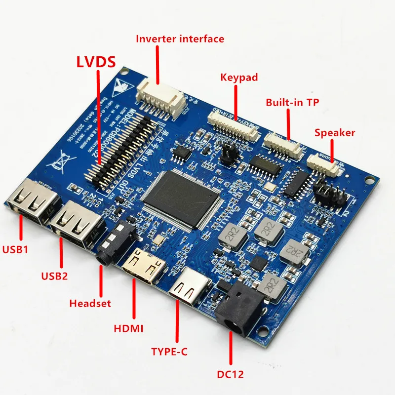 HDMI+TYPE-C LCD Controller Board Laptop display panel driver for 17.3 inch N173HGE-L11 1920*1080 LCD controller board DIY kit