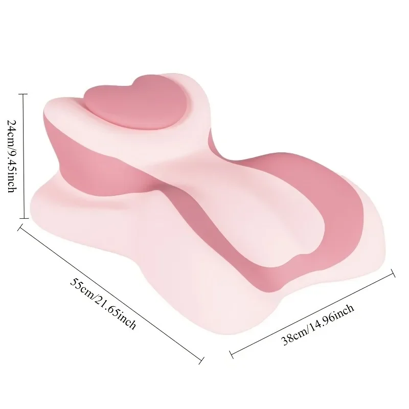Couple'S Bedside Prone Pillow Cooling Breathable Memory Foam Lumbar Support and Multi-Functional Mobile Phone Viewing Cushion