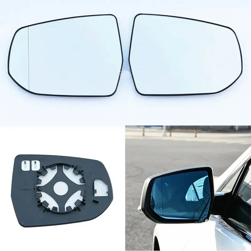 1pc Convex Heated Side Wing white/ Blue Rear Mirror Glass for Chevrolet Malibu 2012 2013 2014 2015 2016 2017 replace