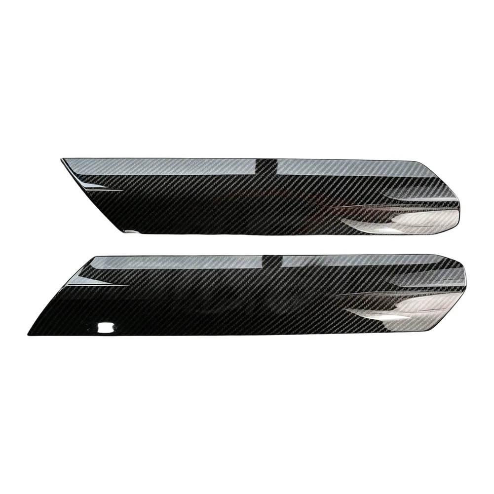 Abs Carbon Fiber Pattern Lower Side Trim Overlay For Chevrolet For Silverado 22–25 Gear Shift Console Car Accessories