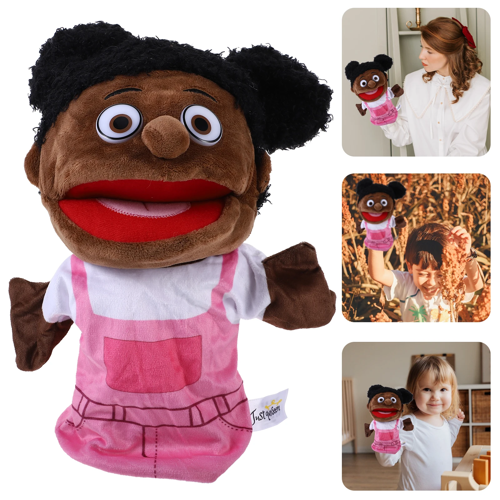 1pc Handpuppe Nettes Mitglied Weiche PP Baumwolle Pädagogische Kreative Figur Für Geschichtenerzählen Interaktive Leistung