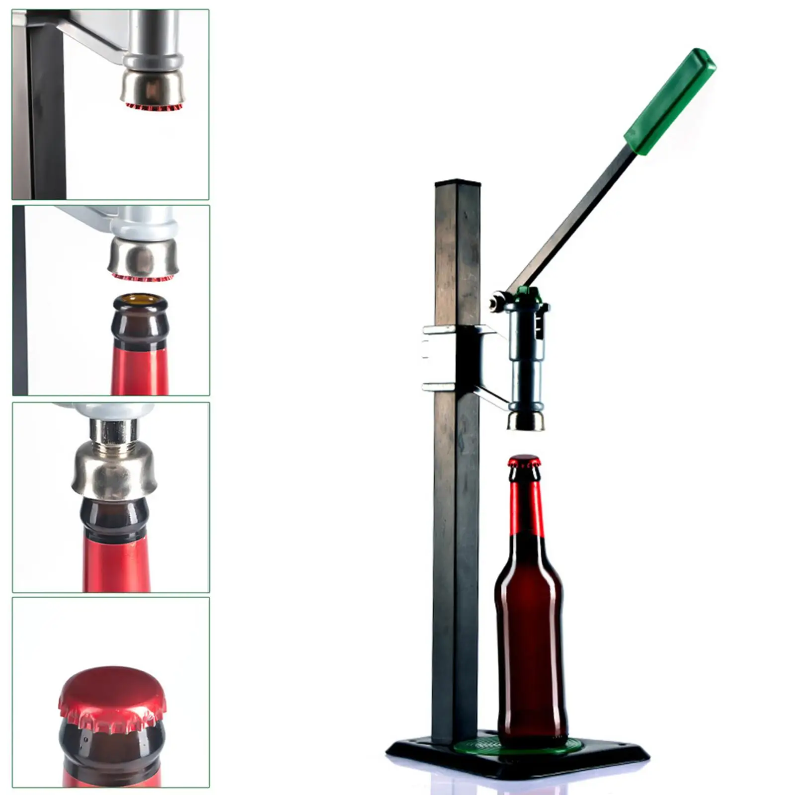 Iron Bench Bottle Capper Crown Capper Homebrewing and Winemaking Supplies Manual Bottle Sealer Capping Machine Sealing Ttool
