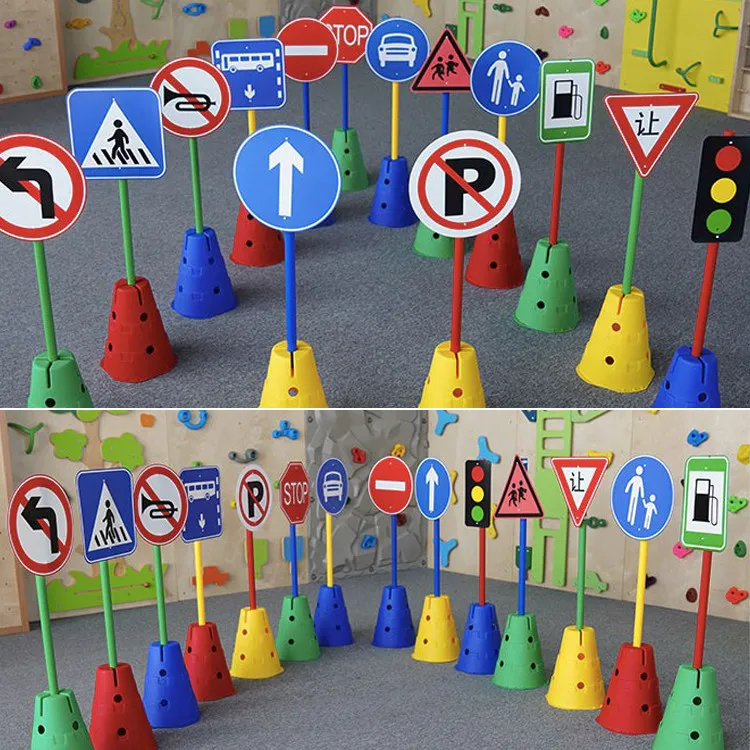 Traffic signs Ice cream bucket Barricade Sensory integration Kindergarten Children's cone Obstacle Pile cone Riding area Toy