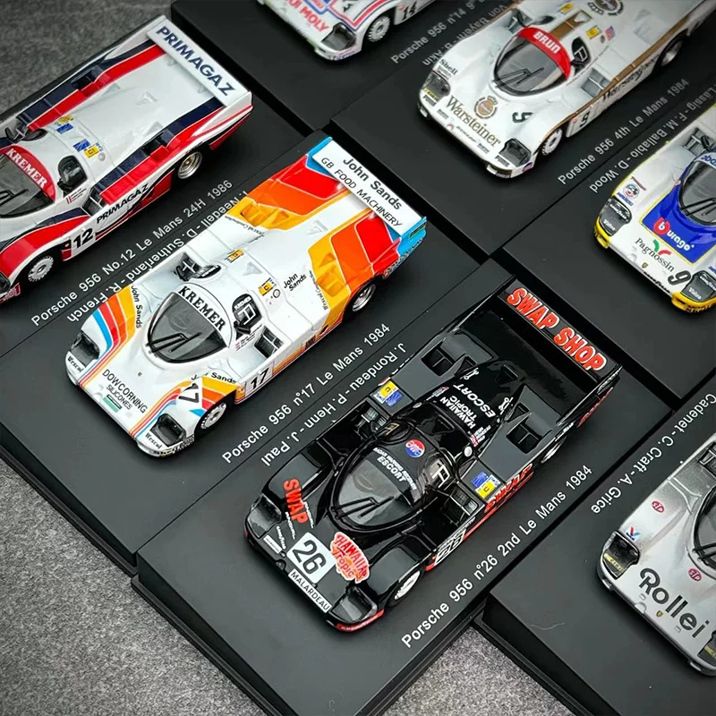 New Spark 1:64 1984 Le Mans Endurance Racing Series Simulation Alloy Die-Cast Model Car Miniature Collectible Toy Gifts Ornament