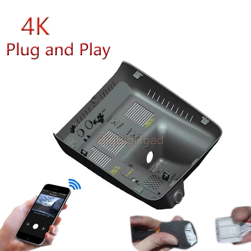 4K Plug And Play For Trumpchi GS4 Plus 2023 Car Wifi DVR Video Recorder Parking Camera Dash Cam Night Vision FHD 2160P