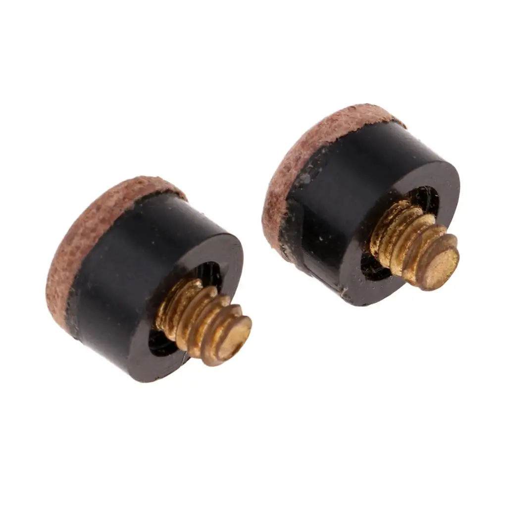 Billiards Repair Accessories Screw-on Hard Pool Cue Tips 10mm 11mm 13mm for Snooker Table Replacement and Cue Care