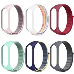 Nylon loop Wristband For Xiaomi Mi Band 7-7 nfc smartwatch Sports Miband7 Correa Replacement Bracelet smart band 7 6 5 4 3 Strap