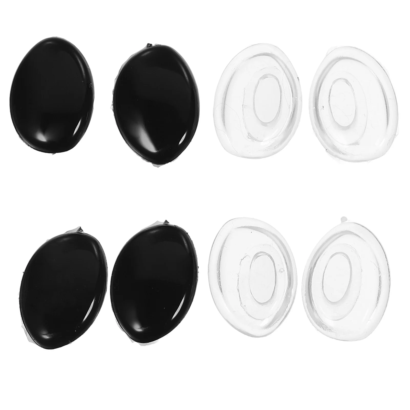 

4Pairs Silicone Glasses Nose Pads Soft Anti-Slip Nose Cushion Replacement Parts for Eyeglass Frames Supplies