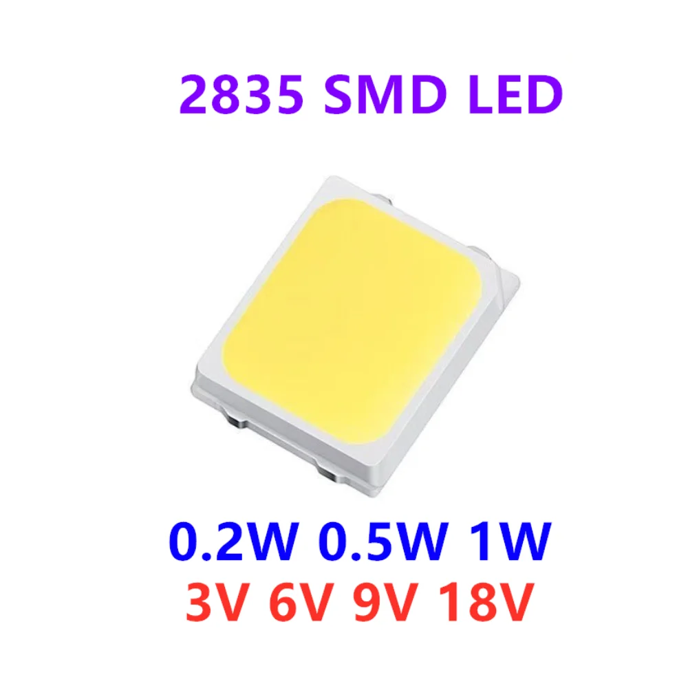 Светодиодные чипы 2835 SMD 0.2W 0.5W 1W