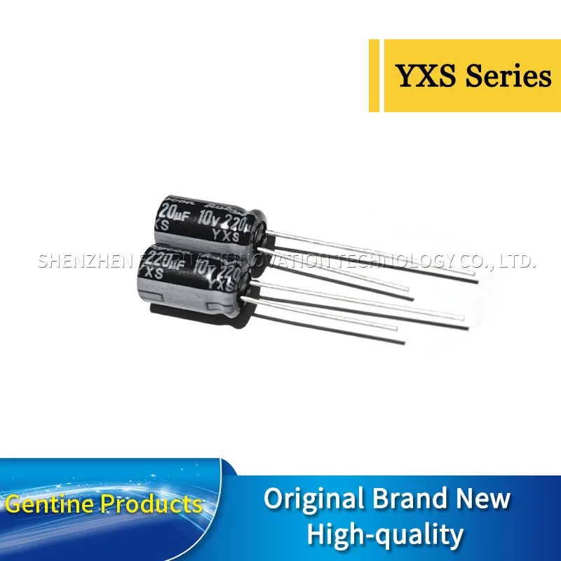 20pcs 10V220UF YXS 6.3X11 10YXS220MEFC6.3X11 Rubycon Original Aluminum Electrolytic Capacitors Long Life Low Impedance in stocks