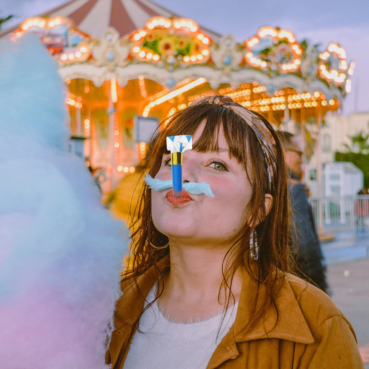 

50Pcs 6cm Multicolor Party Blowouts Whistles Kids Favors Decor Supplies Christmas Easter Celebrations Blowout Whistle