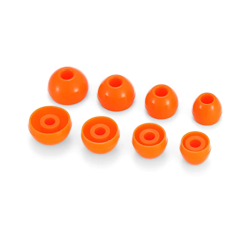 

3 пары силиконовых насадок Penon Liqueur O Orange 4,5 мм серии S/M/L/XL HiFi Audiophie для наушников-вкладышей с насадкой 4,0-6,5 мм IEM