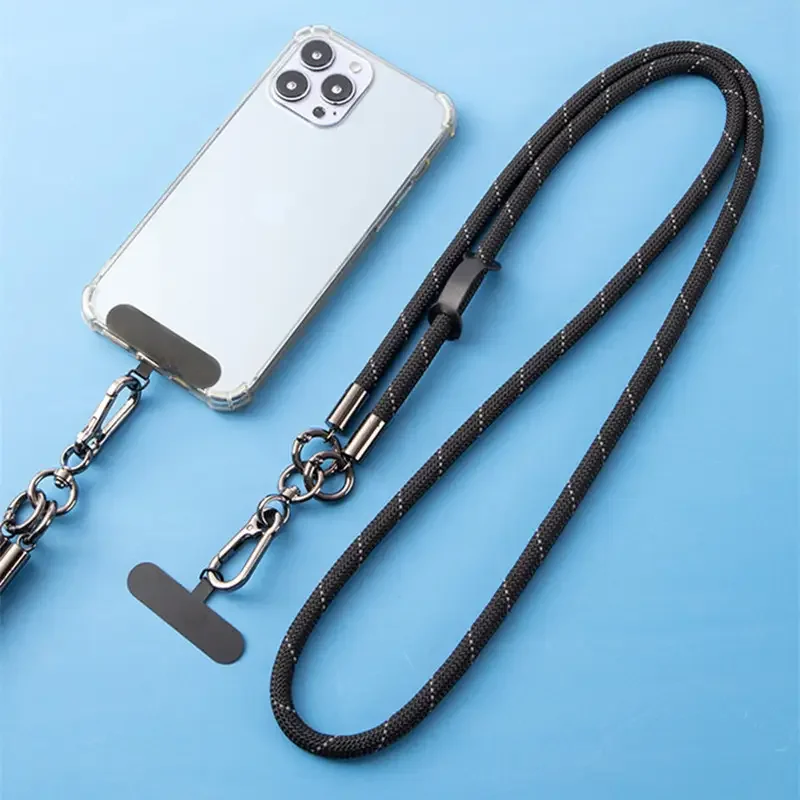

Adjustable Phone Lanyard Detachable Neck Cord For Mobile Lanyard Colorful Neck Strap Universal Pendant With Card Accessories