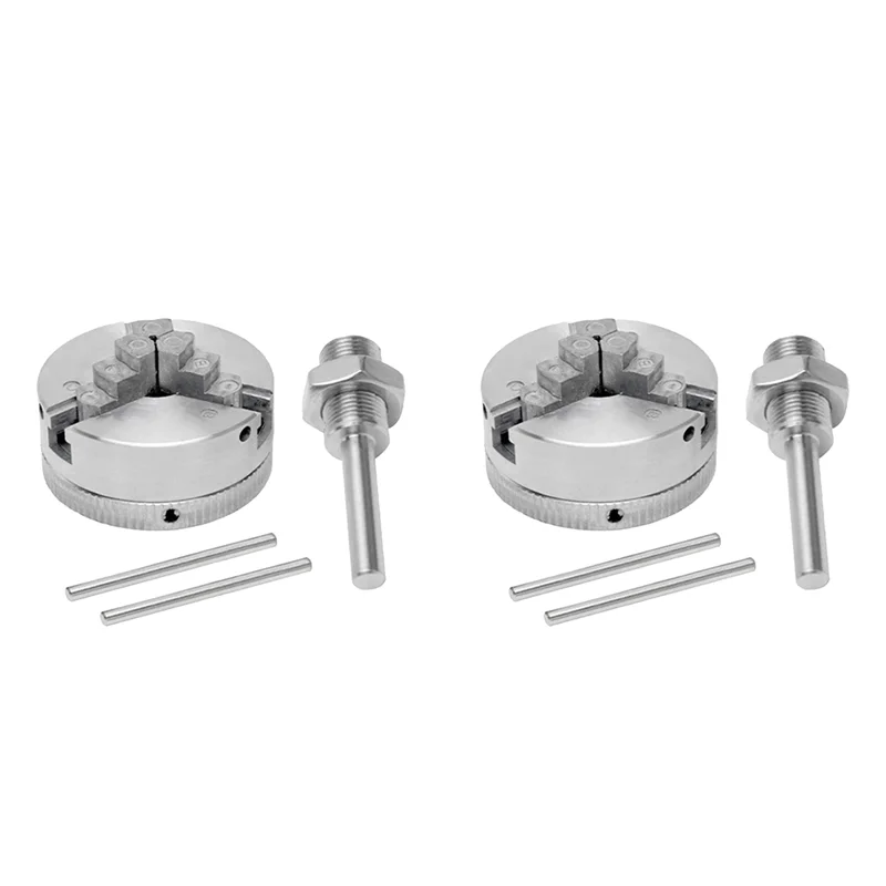 

ABCA-2X Mini Lathe Chuck Set, Z011 Extension Three Jaw Chuck And Connecting Rod Set, Electric Drill Chuck