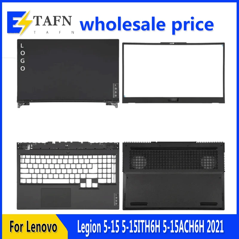 New For Legion 5-15 5-15ITH6H 5-15ACH6H 2021 Laptop LCD Back Cover Front Bezel Upper Palmrest Bottom Case Keyboard Hinges