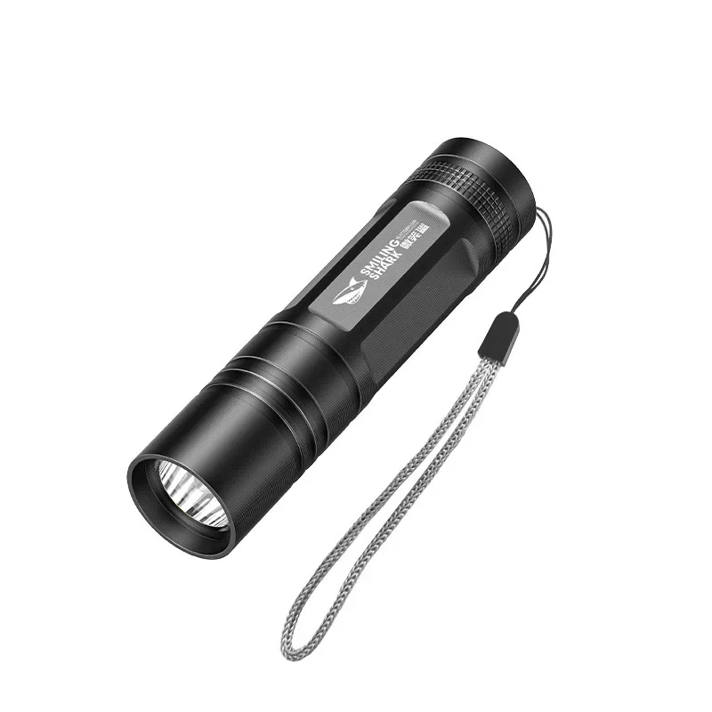 Rechargeable Aluminum Alloy Flashlight - Strong Light Waterproof Torch with Long Battery Life for Outdoor And Household Night Li
