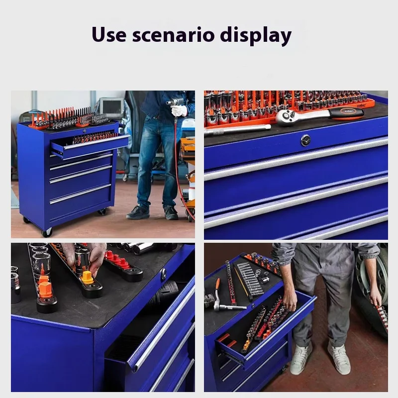 7/5 ลิ้นชักตู้เครื่องมือ Auto Car Repair เครื่องมือมือถือรถเข็น Multifunctional Workshop อะไหล่ตู้เหล็กกล่องเก็บ