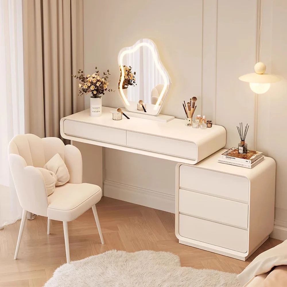 Drawer Bedroom Vanity Table Storage Decor Modern Makeup Vanity Table Luxury Maquilleuse Meuble Avec Miroir Bedroom Furniture