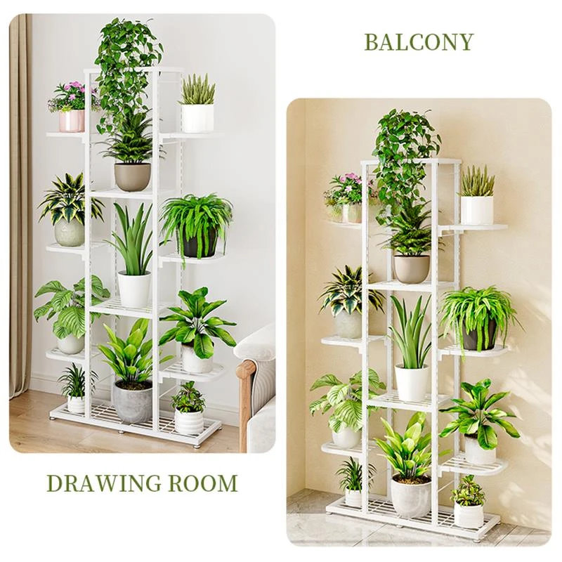 Plant Stand And Flower Stand 5/7 Tier Flower Shelf Planter Rack Storage Organizer Display Indoor Garden Balcony Storage Rack