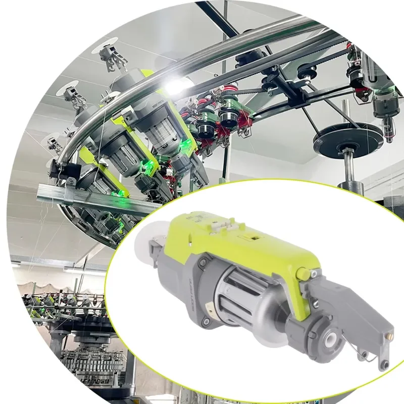 Aluminum Jacquard Yarn Storage Feeder DC60V 30W 1200m/min 2kg for SOON FENG Weaving Machine