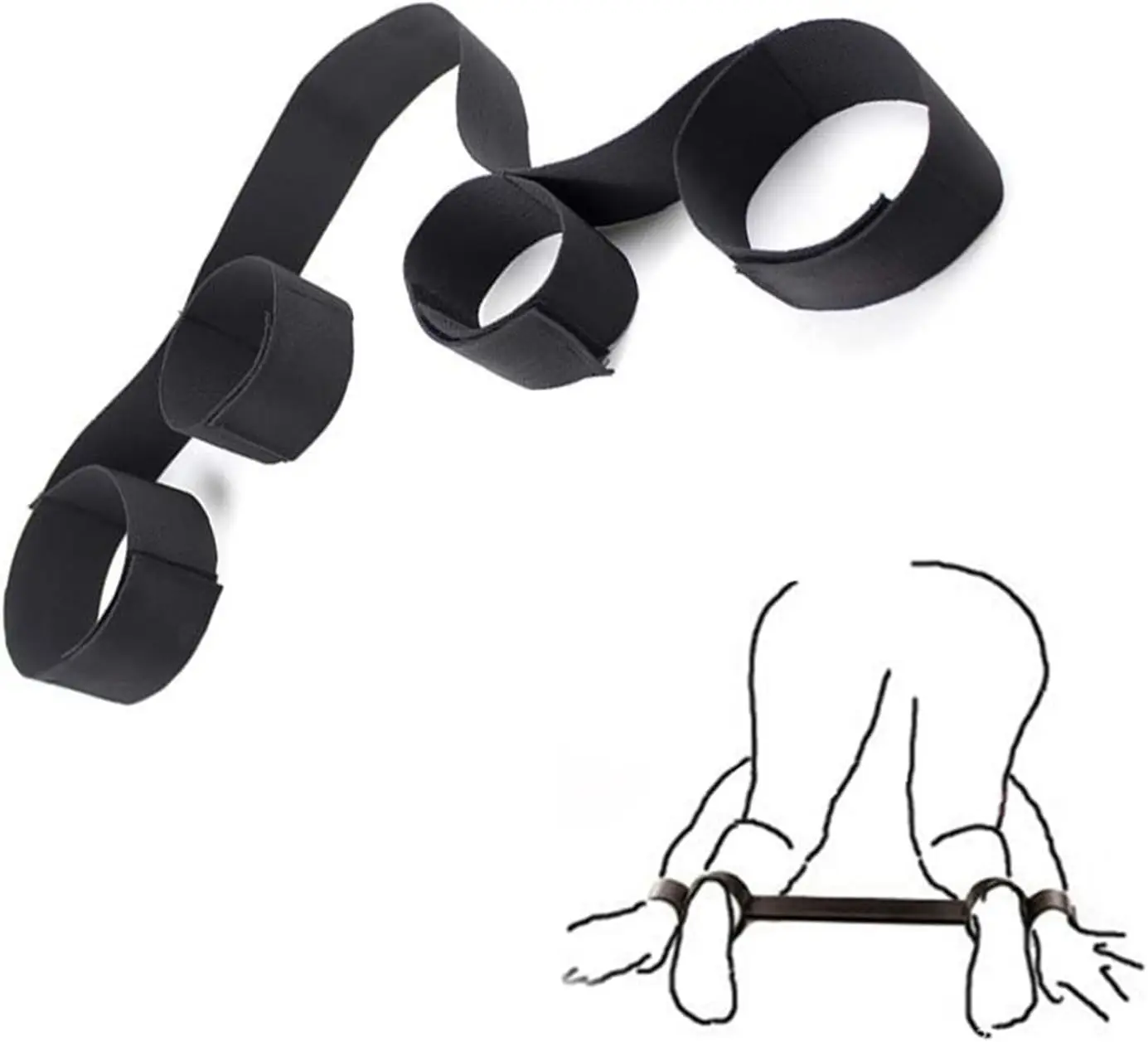 

BDSM Sex Bondage Set Adult Restrain Sex Bondage Restraints, Restraints Handcuff Leg Straps Sex Toys, Handcuffs Toys & Game