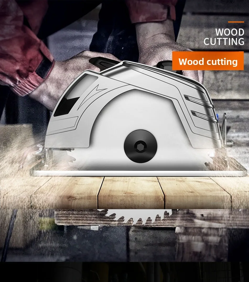 Electric Circular Saw 7 Inch 9 Inch 10 Inch Multifunctional Household Woodworking Chainsaw Hand Saw Cutting Saw Circle