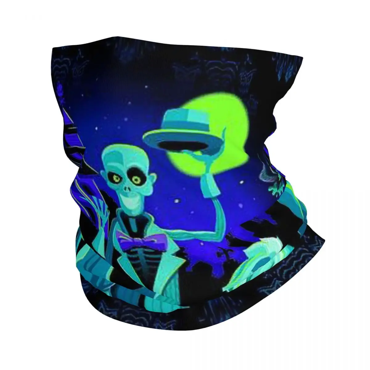 

Особняк с привидениями, зимняя повязка на голову, теплая повязка на голову для мужчин и женщин, походный охотничий шарф-труба, ретро винтажная бандана для лица на Хэллоуин, гетры