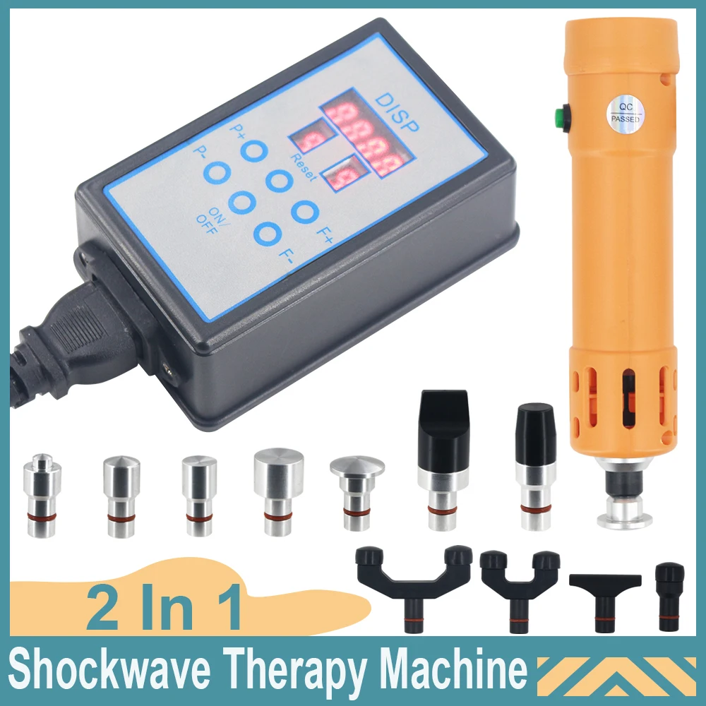 

Professional Shockwave Therapy Machine For ED Treatment Pain Relief Body Relaxing Massage 2 In 1 Shock Wave Chiropractic Tool