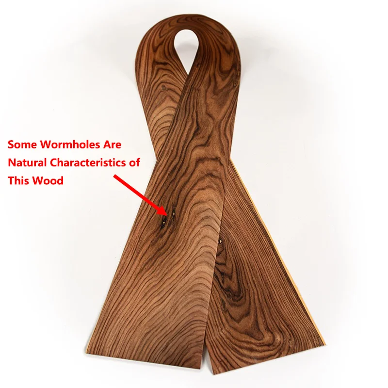 Okleina z naturalnego drewna palisandru Santos o wymiarach 18x240 cm do obudów głośnikowych, dekoracji mebli, renowacji i projektów projektowania wnętrz.