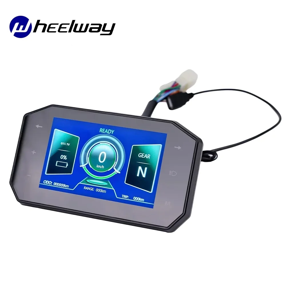 Ebike Navigation Screen LCD Display with Bluetooth Car Play Smart Meter Screen for Electric Bicycle Motorcycle