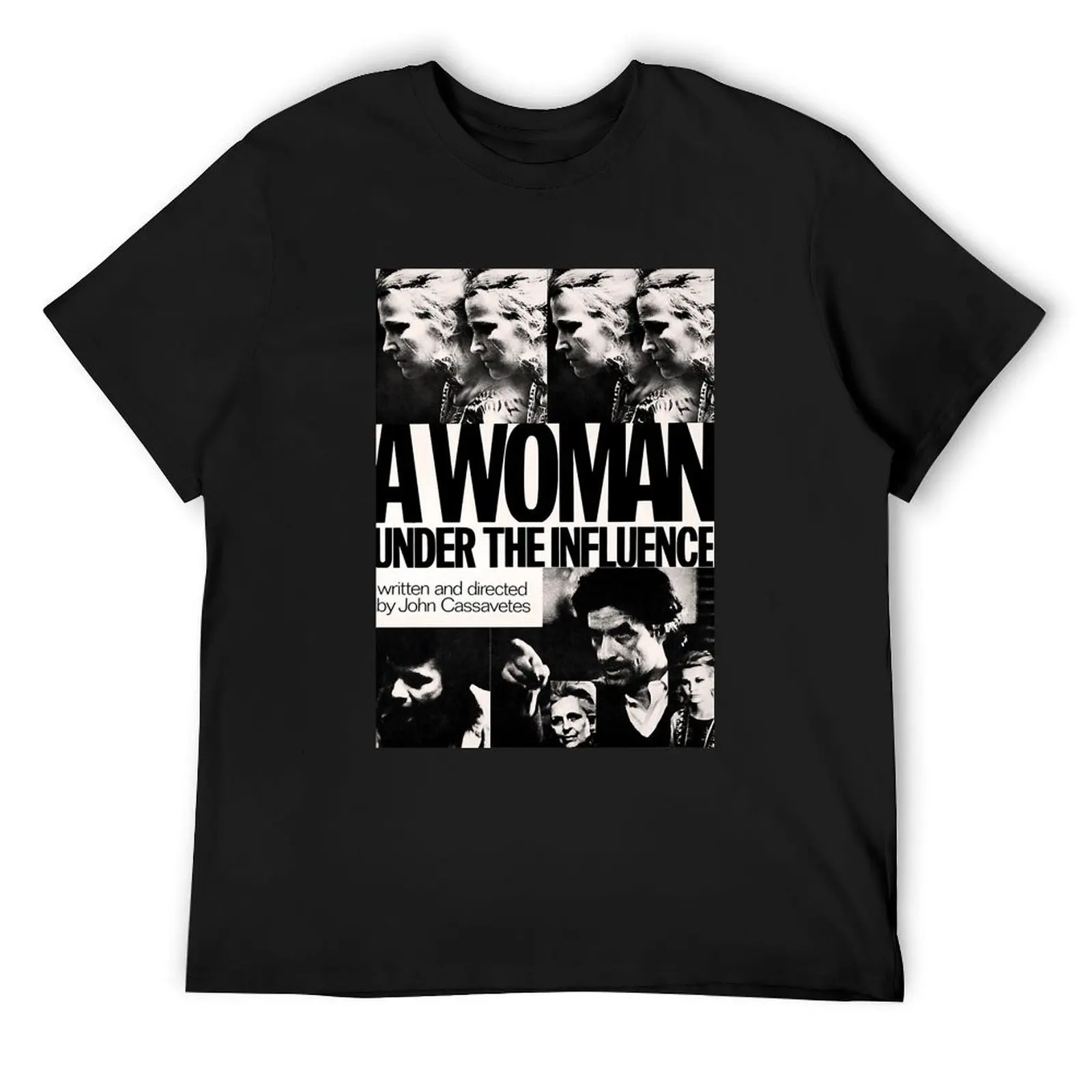 A Woman Under The Influence John Cassavetes Poster T-Shirt plus size tops shirts graphic fruit of the loom mens t shirts