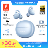 1MORE S20 Ear Clip Earphones HI-RES Bluetooth Wireless Ear buds ANC TWS Headphones flash-sale penetration