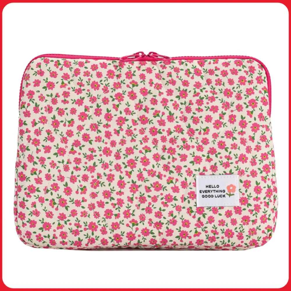 

Computer Bag Cute Flower Laptop Sleeve Zipper Cover Laptop Sleeve Case Water-Resistant Notebook Bag Fit for 11/13/15 in Notebook