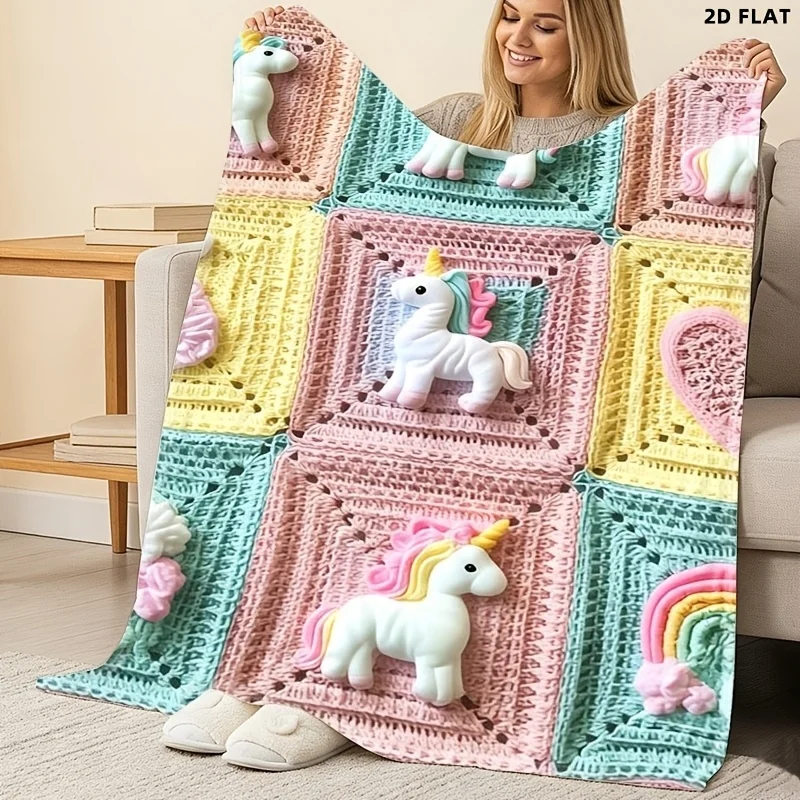Patchwork Dachshund Sausage Dog Plaid Print Flannel Throw Blanket, Cozy Pet Dog Blanket for Dachshund Lover Sofa Bed Decor