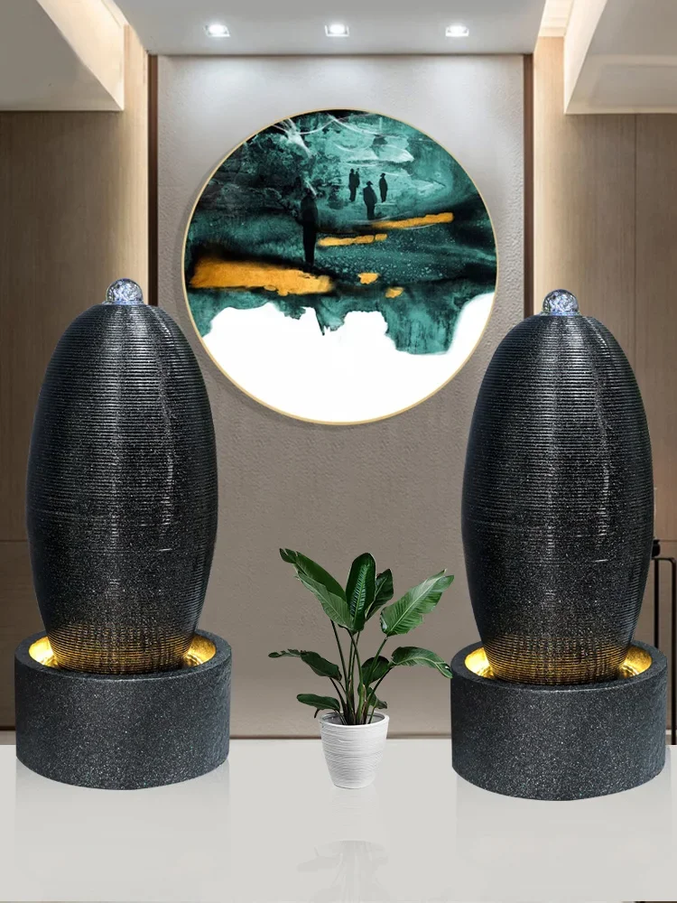 Creative Modern and Simple Home Humidifier Decoration Office Indoor Fengshui Ball Lucky Egg