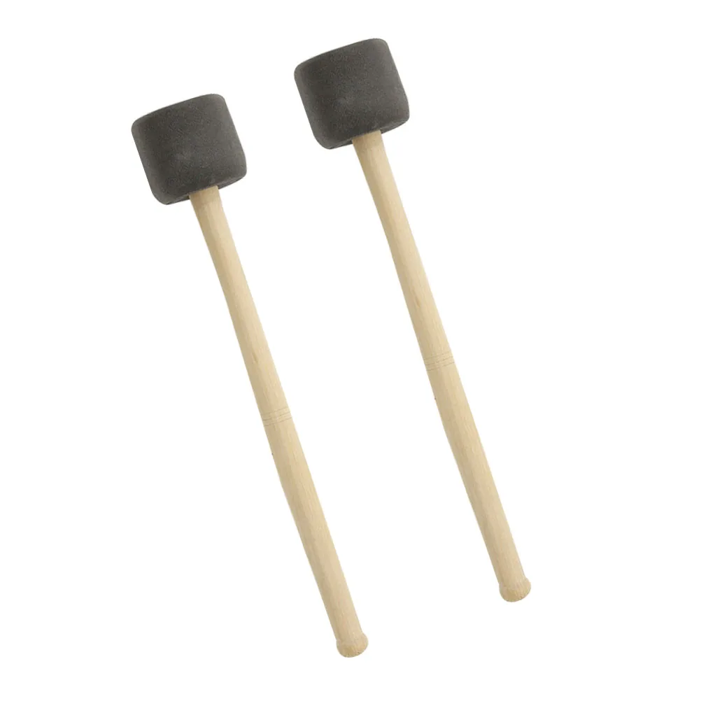 

2pcs Bass Stick Large Drum Mallets Percussion Instrument Wood Handle Drumsticks Drum Supplies Music Instrument Accessories