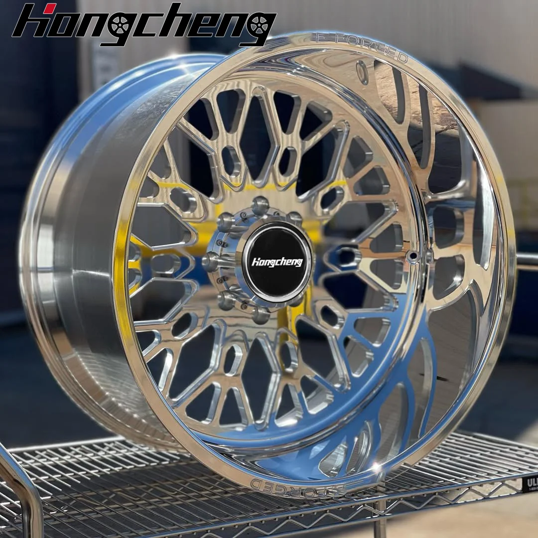 26 Style Hongcheng 10J 24x12 24x14 26x14 26x16 Concave Forged Aluminum Alloy Wheels 4X4 Off Road Custom Rims