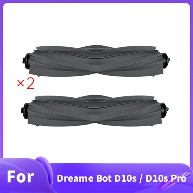ABXH For Dreame Bot D10s/D10s Pro Sweeping Machine- Main Brush Replacement Accessories(2 Pcs)