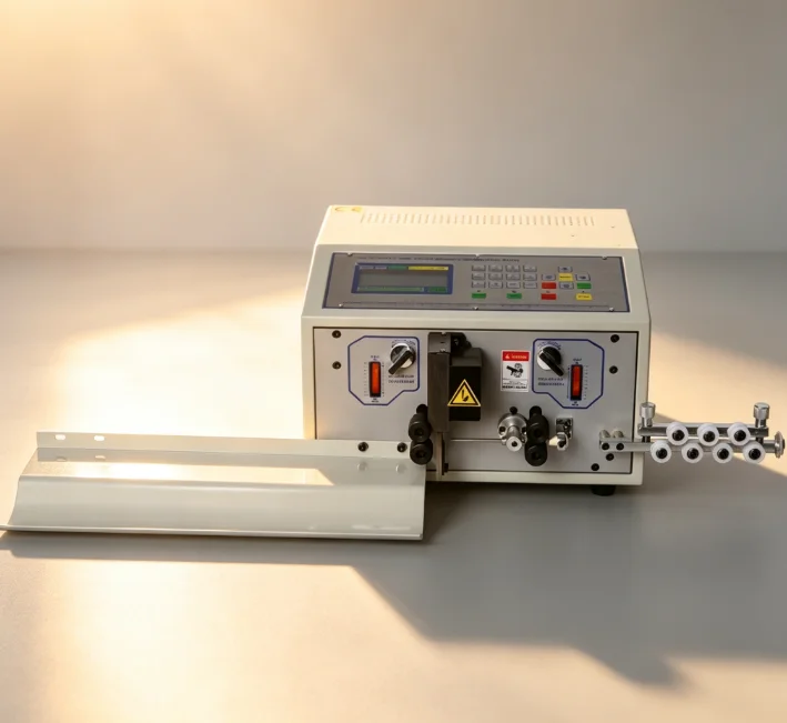 Automatic Wire Stripping Cutting Machine 0.1-4mm² AWG10-28 For Computer Short Wires Peeling Stripper Cutter