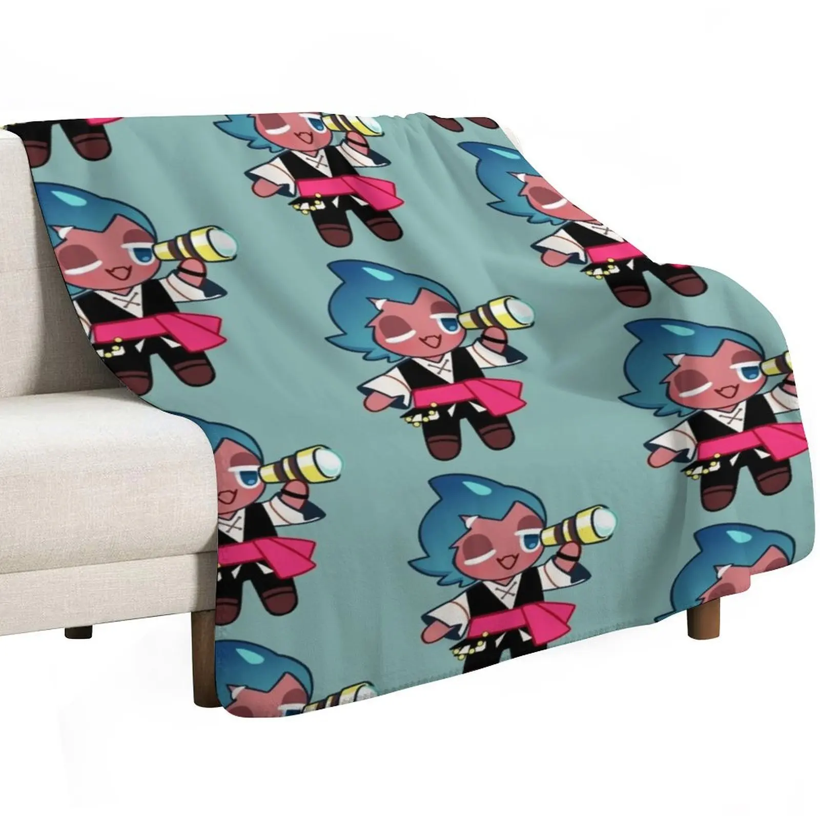 Sorbet Shark Cookie Throw Blanket manga Blankets For Baby Decorative Throw Thermals For Travel Sofas Luxury Blankets