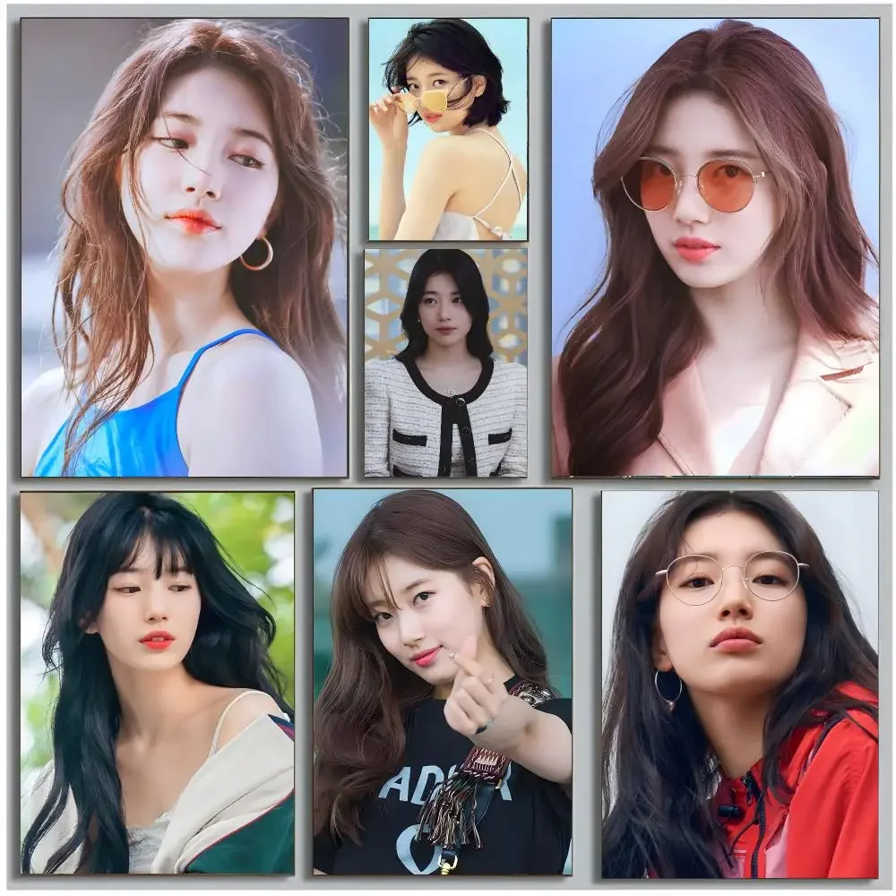 Graceful Kpopactress B-Bae Suzy Poster Modern Wall Art Bedroom Living Room Print Unframed