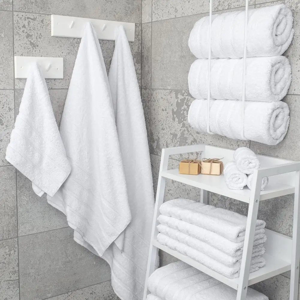 Hand Towel Luxurious 6-piece Towel Set for Home Hotel Use Highly Absorbent Cotton Bath Hand Washcloth Bundle Anti-shrinkage