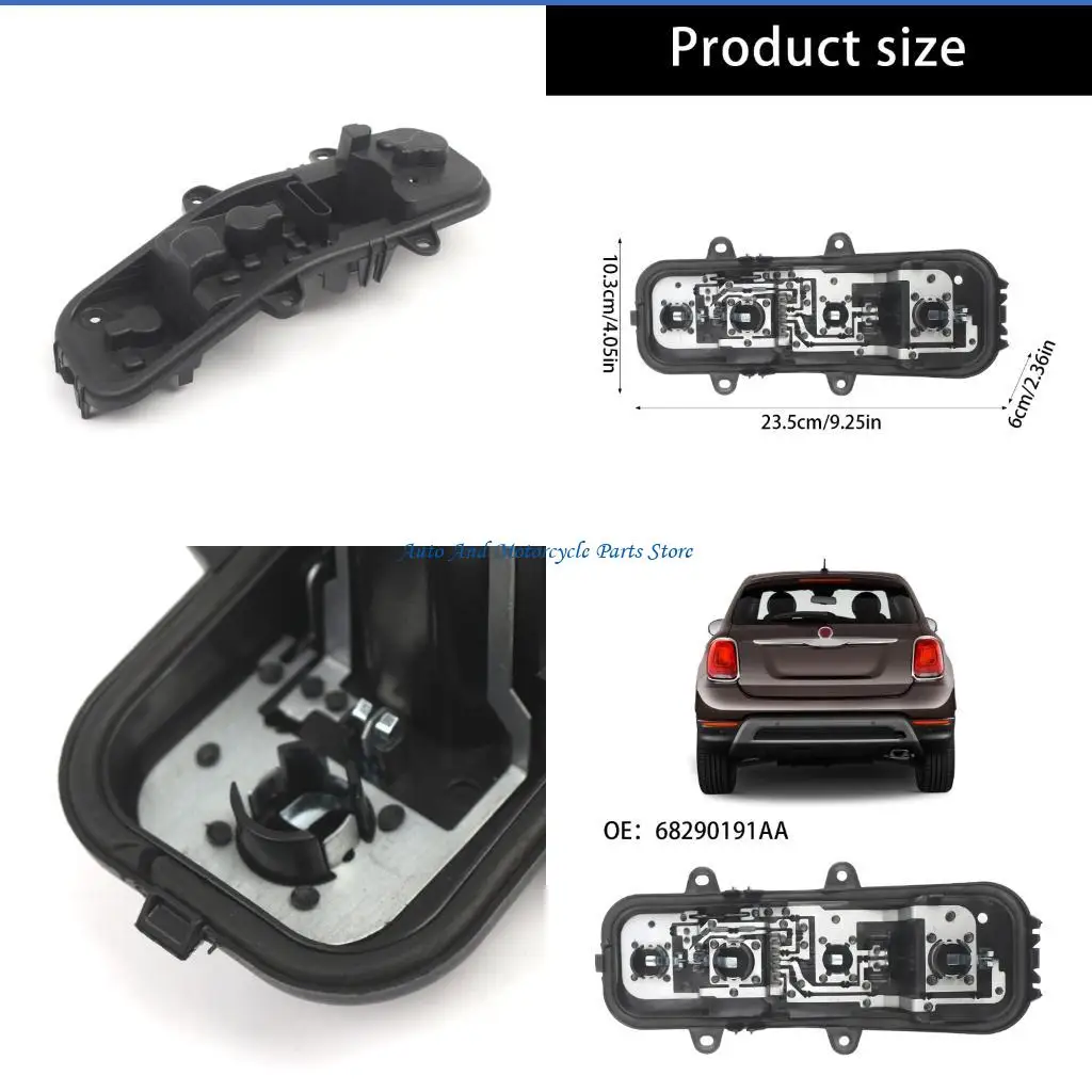 P9FD Tail Light Socket Board for 500X 2015-2018 Repair Maintenance