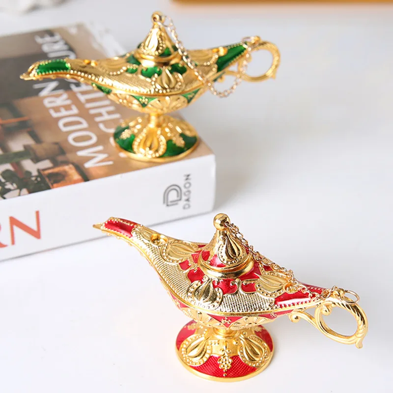Home European ornament decoration living room jewelry characteristic search banner magic lamp wishing lamp retro