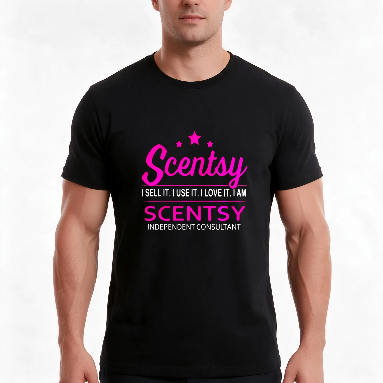 Scentsy ISell It IUse It Ilove It IAM Scentsy Independent Consultant T-Shirt Summer Casual Cotton Tee Vintage Graphic Print