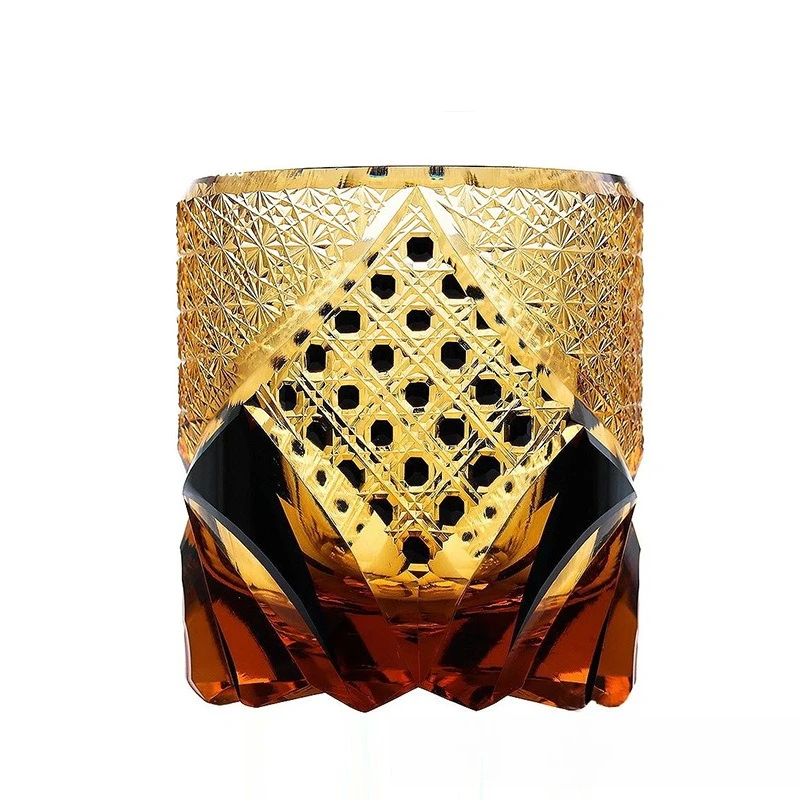

Crystal cup high sense, light luxury whiskey glass, hand-carved Darth Vader foreign wine cup