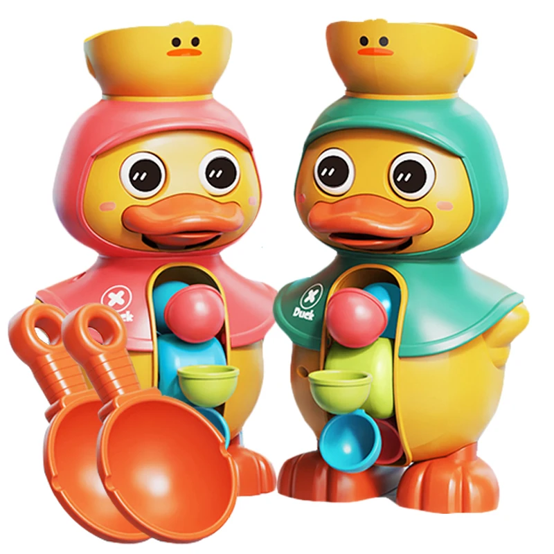 

Baby Bath Toys Water Game Cartoon Duck Rotating Water Water Spray Toy for Toddler Bathtime Bathroom Toys for Children Gift