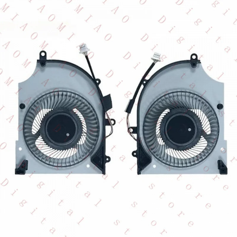 RY  New for MSI MS15F3 BS5405HS-U5N BS5405HS-U5P Laptop CPU+GPU COOLING FAN R+L