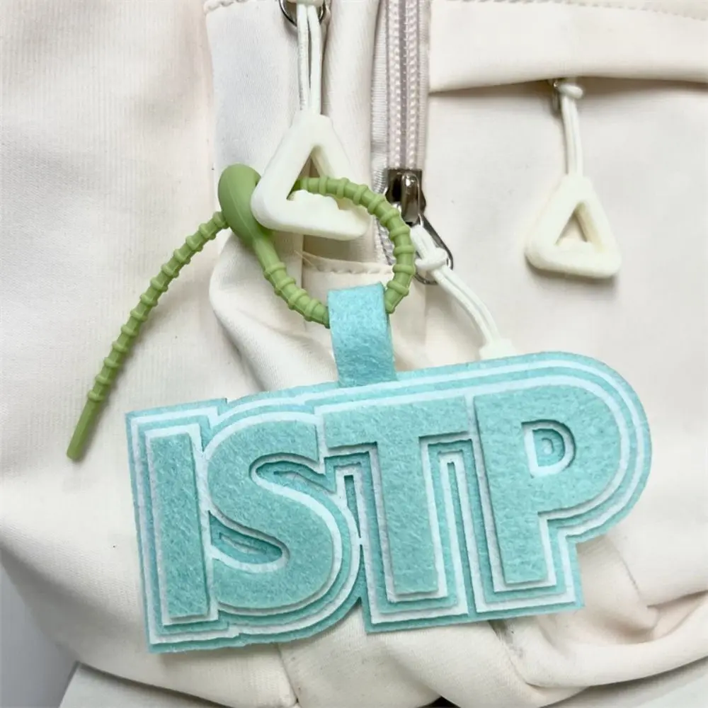 

Брелок с буквой MBTI, корейский стиль, красочные стили, нетканый кулон, брелок для ключей, сумка, кулон 16, индивидуальный брелок для женщин