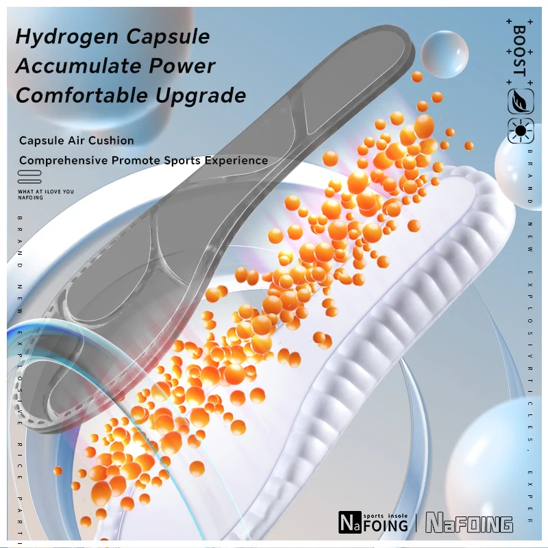 2 paia solette sportive per scarpe tecnologia cloud 4D morbido cuscino in PU ad alta elasticità per uomo donna cura dei piedi soletta ortopedica